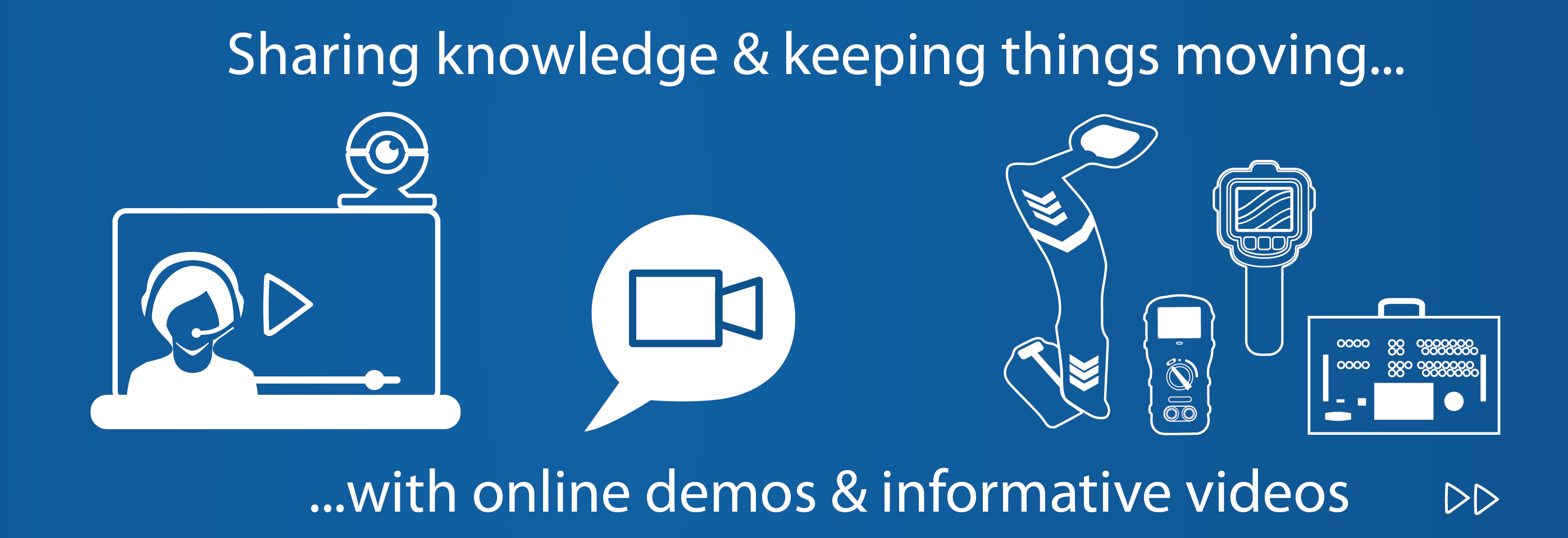 Sharing knowledge & keeping things moving with online demos & informative videos