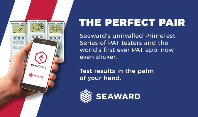 Launch banner for Seaward PATMobile App for PAT Testing